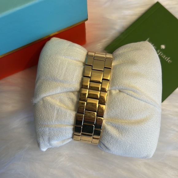 KATE SPADE SEAPORT GRAND DATE GOLD-TONE ST. STEEL WOMEN'S WATCH 1YRU0102 - Picture 3 of 13